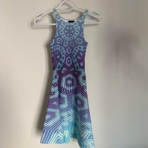 🍄 Psychedelic Kaleidoscope-like Flare Dress 🍄